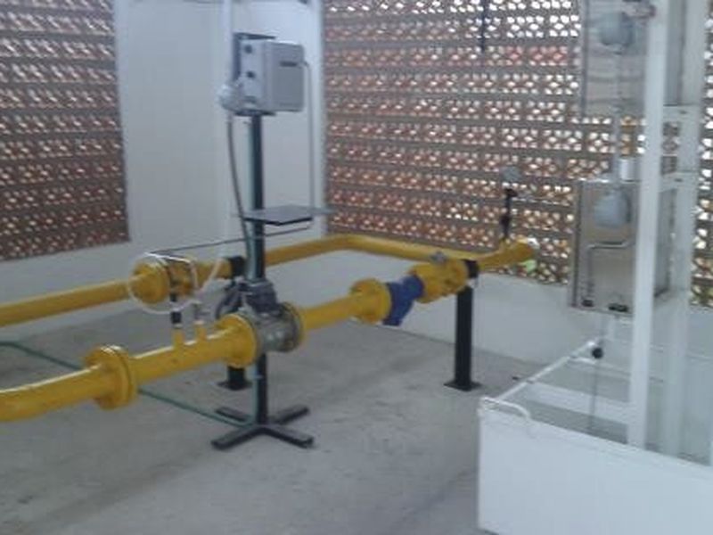 Equipo de medición y odorización de gas natural